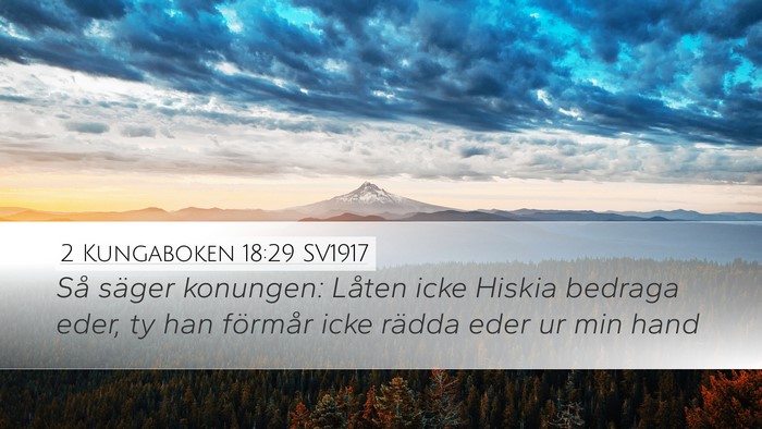 2 Kungaboken 18:29 SV1917 Bible Verse Image