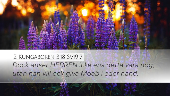 2 Kungaboken 3:18 SV1917 Bible Verse Image