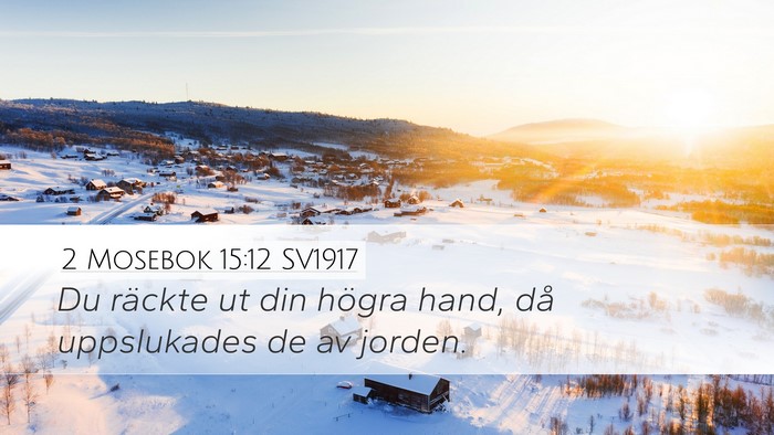 2 Mosebok 15:12 SV1917 Bible Verse Image