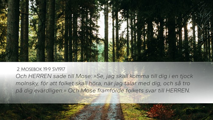 2 Mosebok 19:9 SV1917 Bible Verse Image