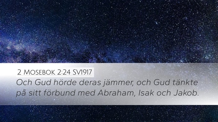 2 Mosebok 2:24 SV1917 Bible Verse Image