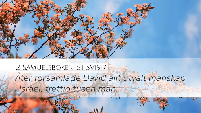 2 Samuelsboken 6:1 SV1917 Bible Verse Image