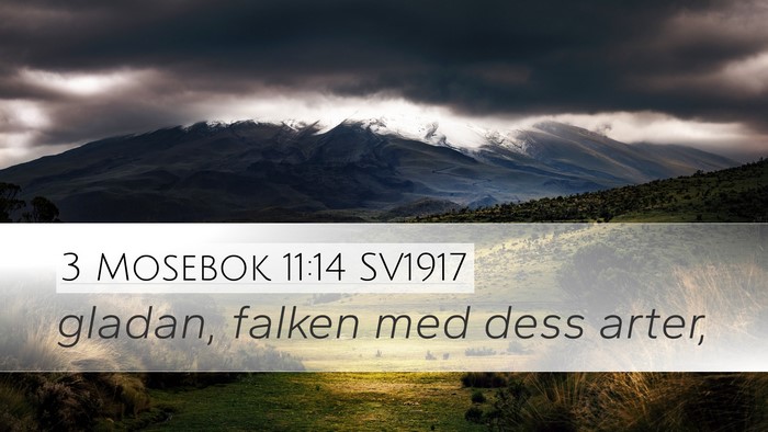 3 Mosebok 11:14 SV1917 Desktop Wallpaper - gladan, falken med dess - Desktop Bible Verse Wallpaper