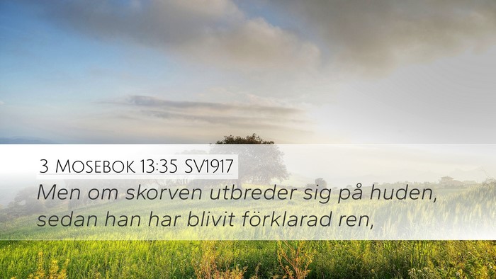 3 Mosebok 13:35 SV1917 Bible Verse Image