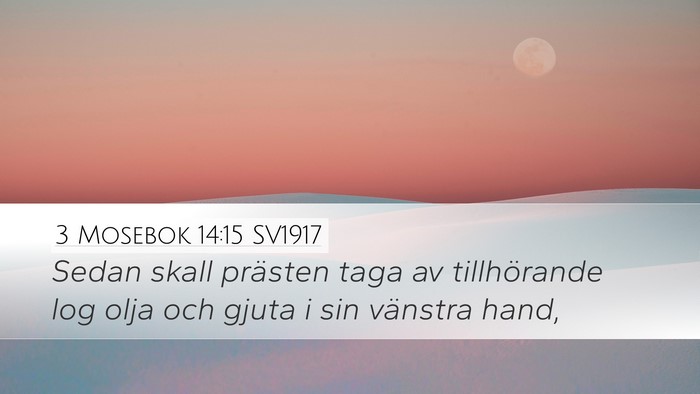 3 Mosebok 14:15 SV1917 Bible Verse Image