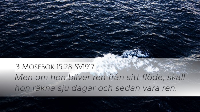 3 Mosebok 15:28 SV1917 Bible Verse Image