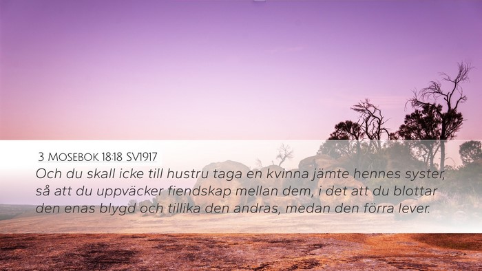 3 Mosebok 18:18 SV1917 Bible Verse Image