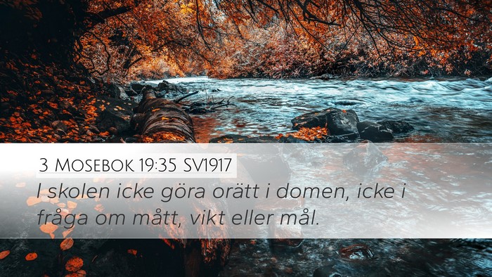 3 Mosebok 19:35 SV1917 Bible Verse Image
