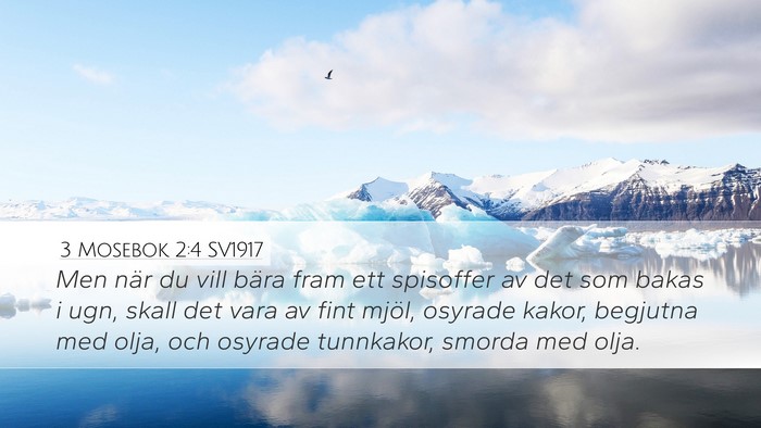 3 Mosebok 2:4 SV1917 Bible Verse Image