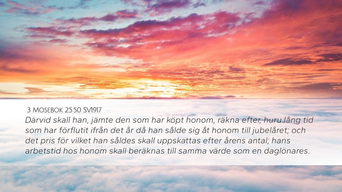 3 Mosebok 25:50 SV1917 Bible Verse Image