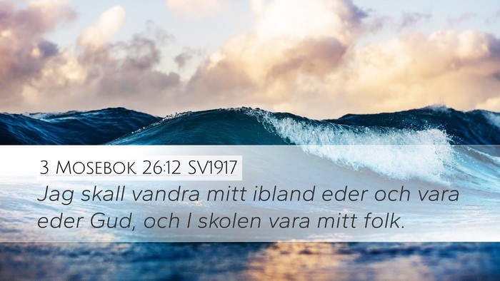 3 Mosebok 26:12 SV1917 Bible Verse Image