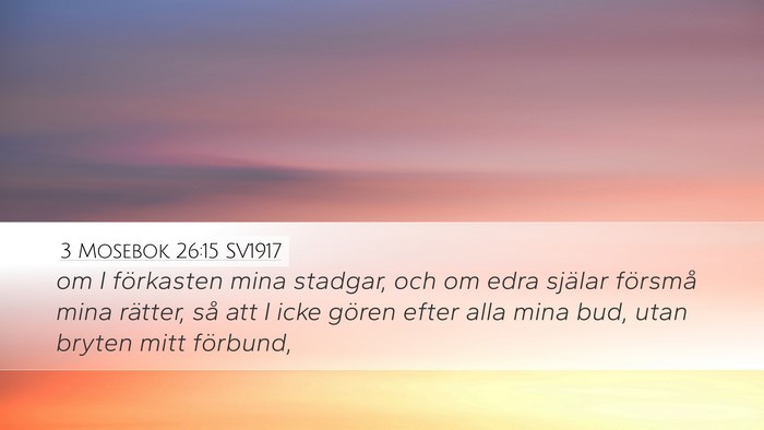 3 Mosebok 26:15 SV1917 Bible Verse Image