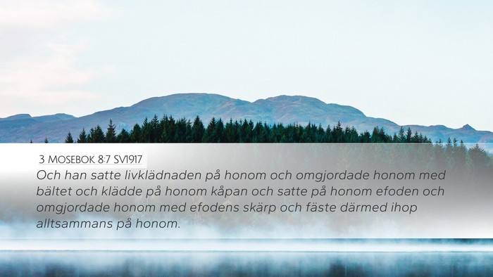 3 Mosebok 8:7 SV1917 Bible Verse Image