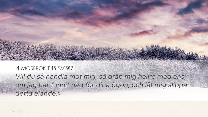 4 Mosebok 11:15 SV1917 Bible Verse Image