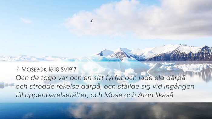 4 Mosebok 16:18 SV1917 Bible Verse Image