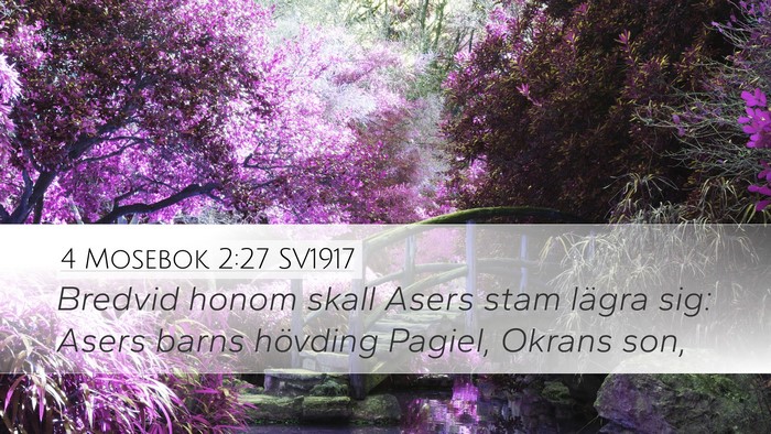4 Mosebok 2:27 SV1917 Bible Verse Image