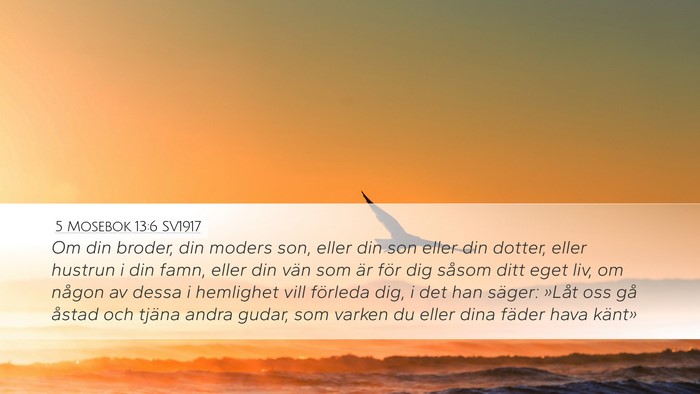 5 Mosebok 13:6 SV1917 Bible Verse Image