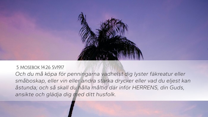 5 Mosebok 14:26 SV1917 Bible Verse Image