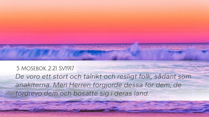 5 Mosebok 2:21 SV1917 Bible Verse Image