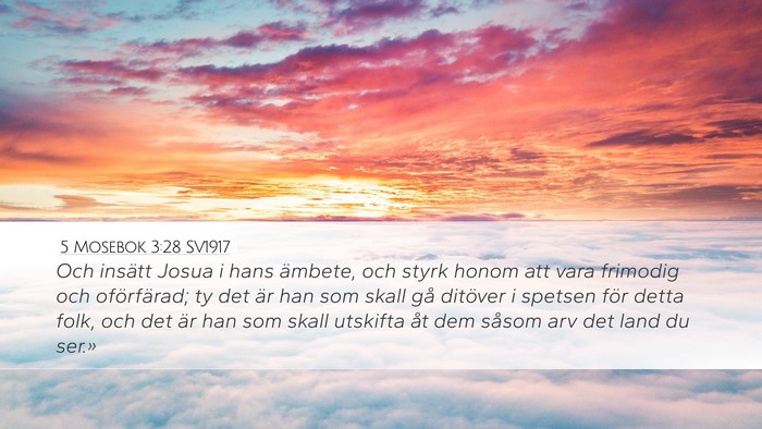 5 Mosebok 3:28 SV1917 Bible Verse Image