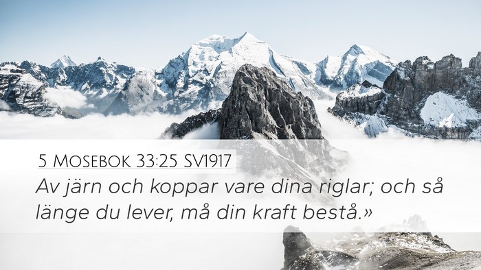 5 Mosebok 33:25 SV1917 Bible Verse Image