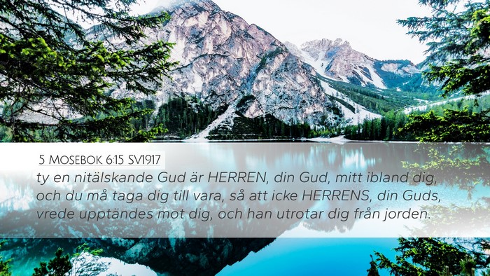 5 Mosebok 6:15 SV1917 Bible Verse Image