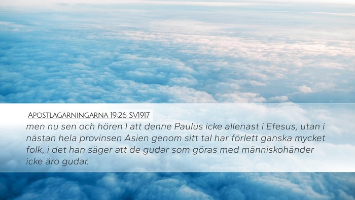 Apostlagärningarna 19:26 SV1917 Bible Verse Image