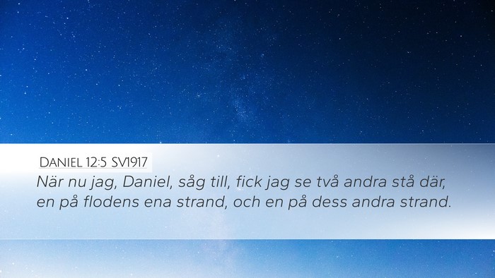 Daniel 12:5 SV1917 Bible Verse Image
