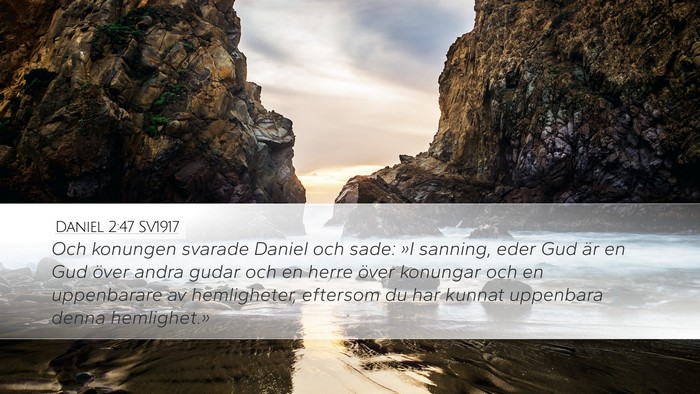 Daniel 2:47 SV1917 Bible Verse Image
