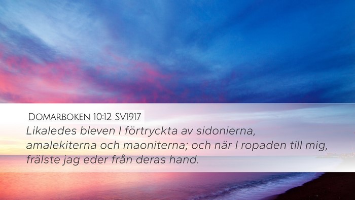Domarboken 10:12 SV1917 Bible Verse Image