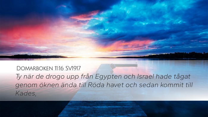 Domarboken 11:16 SV1917 Bible Verse Image