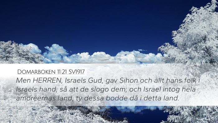 Domarboken 11:21 SV1917 Bible Verse Image