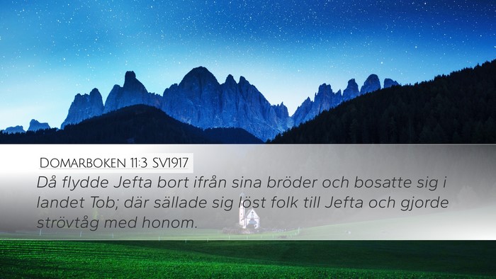 Domarboken 11:3 SV1917 Bible Verse Image