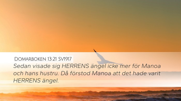 Domarboken 13:21 SV1917 Bible Verse Image