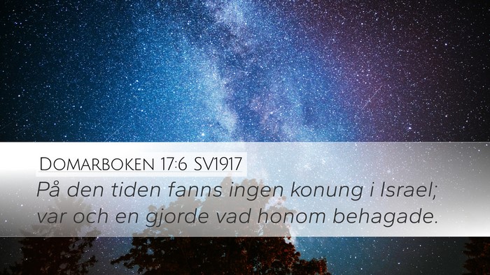 Domarboken 17:6 SV1917 Bible Verse Image