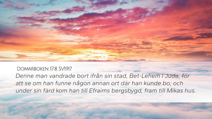 Domarboken 17:8 SV1917 Bible Verse Image