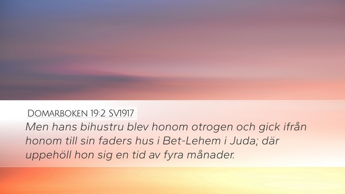 Domarboken 19:2 SV1917 Bible Verse Image