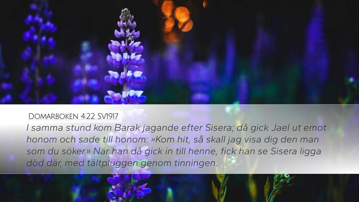 Domarboken 4:22 SV1917 Bible Verse Image