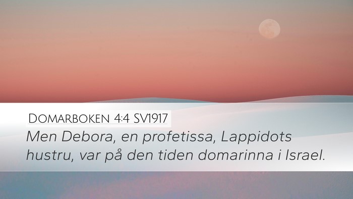 Domarboken 4:4 SV1917 Bible Verse Image