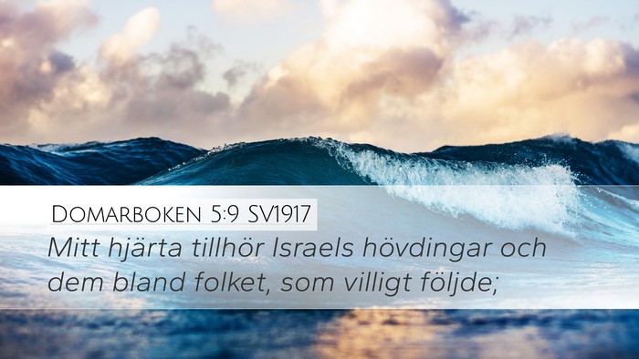 Domarboken 5:9 SV1917 Bible Verse Image