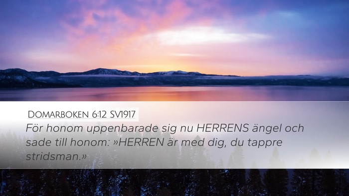Domarboken 6:12 SV1917 Bible Verse Image