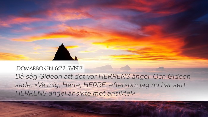Domarboken 6:22 SV1917 Bible Verse Image