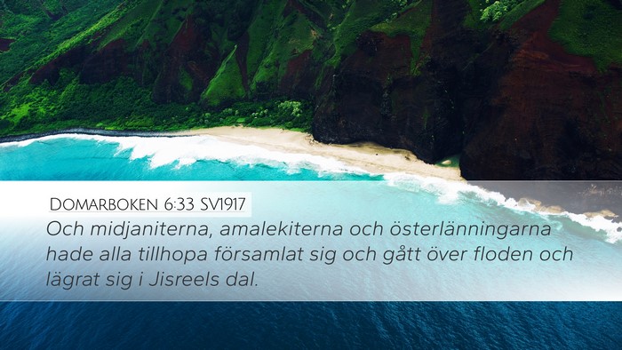Domarboken 6:33 SV1917 Bible Verse Image