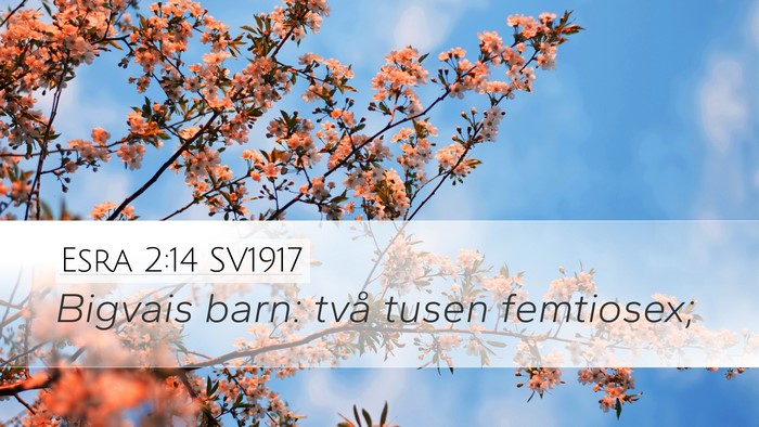 Esra 2:14 SV1917 Bible Verse Image
