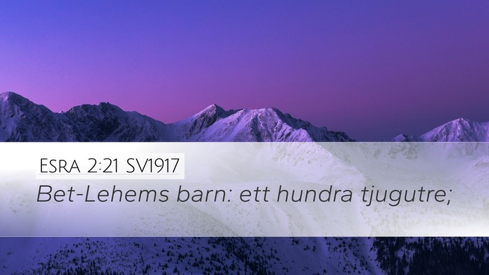 Esra 2:21 SV1917 Bible Verse Image