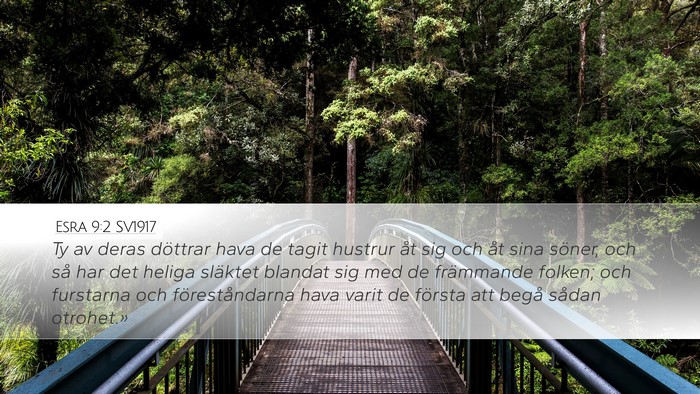 Esra 9:2 SV1917 Bible Verse Image