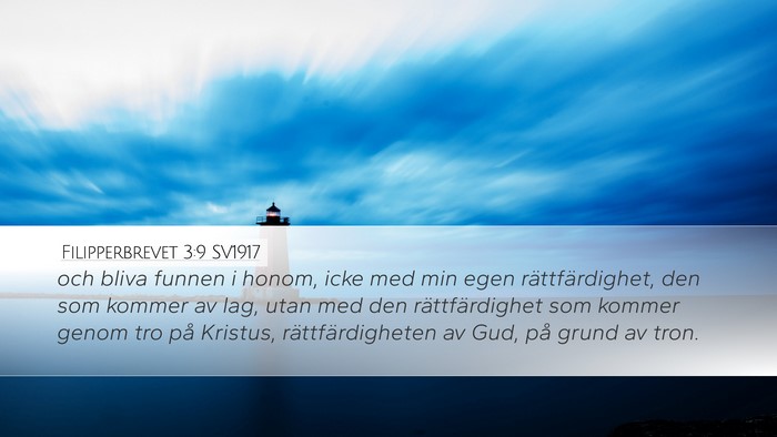Filipperbrevet 3:9 SV1917 Bible Verse Image