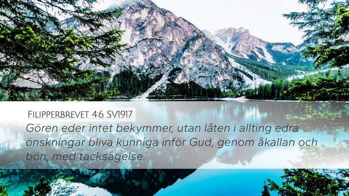 Filipperbrevet 4:6 SV1917 Bible Verse Image