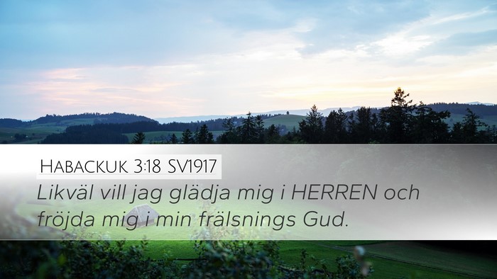 Habackuk 3:18 SV1917 Bible Verse Image