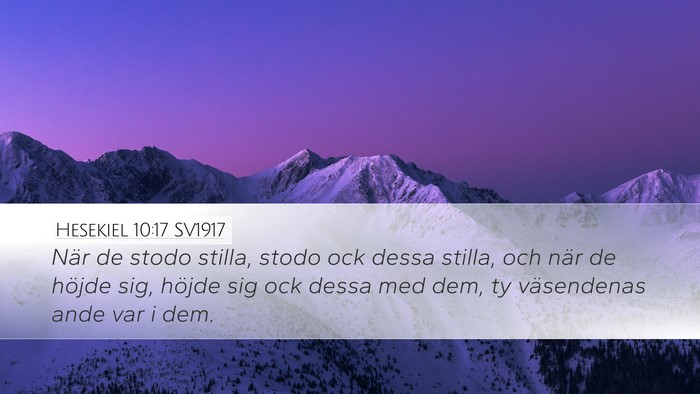Hesekiel 10:17 SV1917 Bible Verse Image
